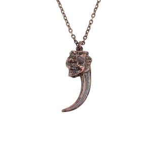 Eagle Talon Claw Necklace Pendant Jewelry Men Women Copper Polymer Clay Animal